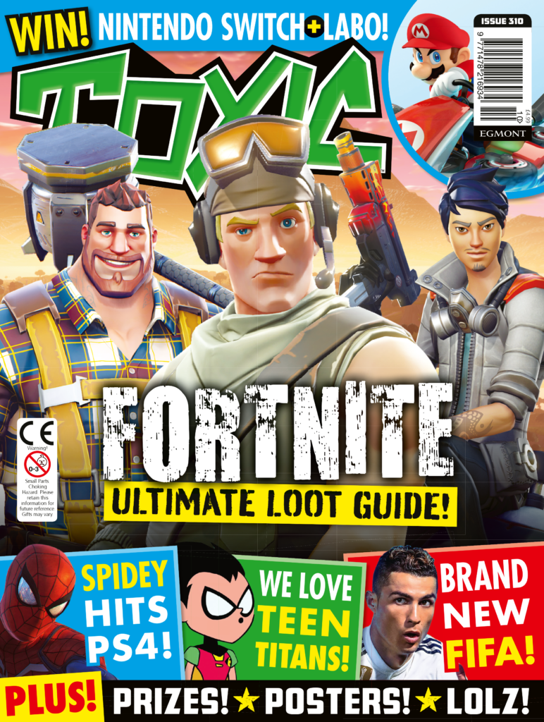 Toxic magazine releases premium Fortnite package - Story House Egmont